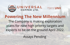 Learn More about Universal Copper Ltd. Learn More about Universal Copper Ltd.